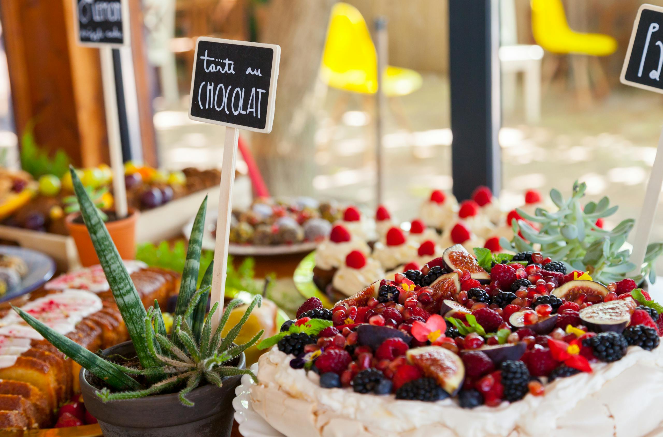 Dessert Table Packed with Fruity Sweets